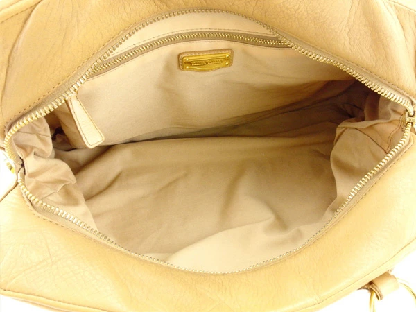 ミュウミュウ MIUMIU ハンドバッグ ベージュ×ゴールド レディース 中古_4