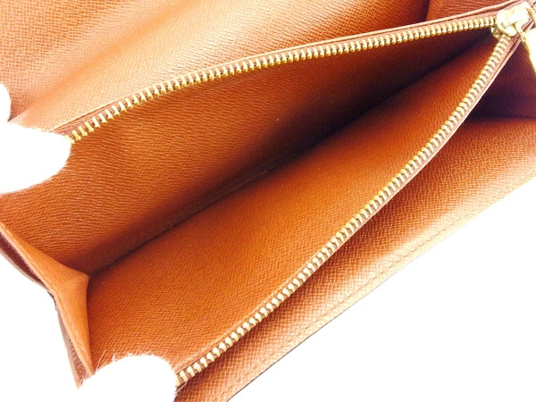 ルイヴィトン ダミエ ポシェットポルトモネクレディ 二つ折り長財布