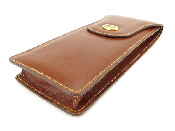 グッチ GUCCI メガネケースダブルG インターロッキングG ブラウン