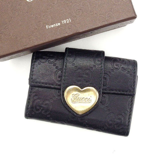 アウトレット 価格 GUCCI キーケース ハート ダブルG ハートシェイプ