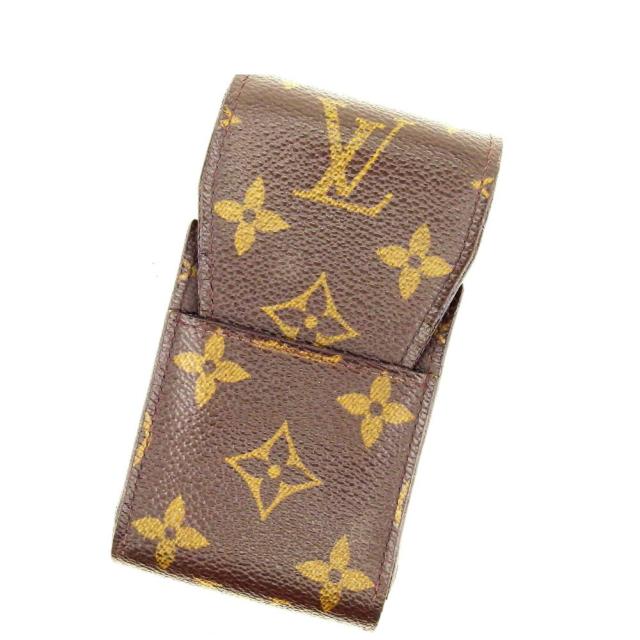 財布 シガレットケース ルイヴィトン LOUIS VUITTON ダミエ・キャンバス エベヌ イニシャル刻印 N63024 エテュイ・シガレット CT4079