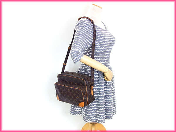 【30％OFF★週末タイムセール】ルイ・ヴィトン LOUIS VUITTON ショルダーバッグモノグラム ナイル ブラウン レディース 中古_5