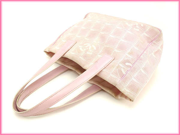 【30％OFF★週末タイムセール】シャネル CHANEL トートバッグニュートラベルライン ピンク レディース 中古_2
