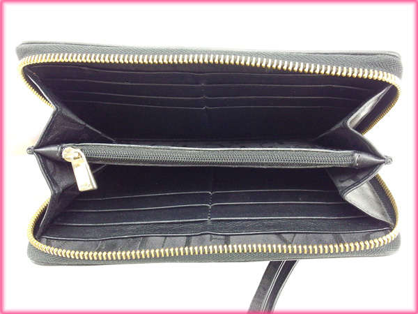 【GWタイムセール】フルラ Furla 長財布 ブラック×パープル レディース 中古_2