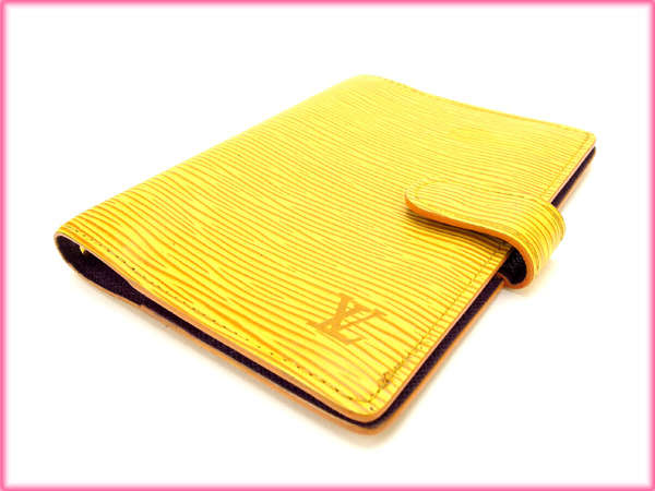 ルイヴィトン アジェンダ PM エピ イエロー LOUIS VUITTON（ルイ・ヴィトン） 手帳カバー エピ アジェンダPM デイ