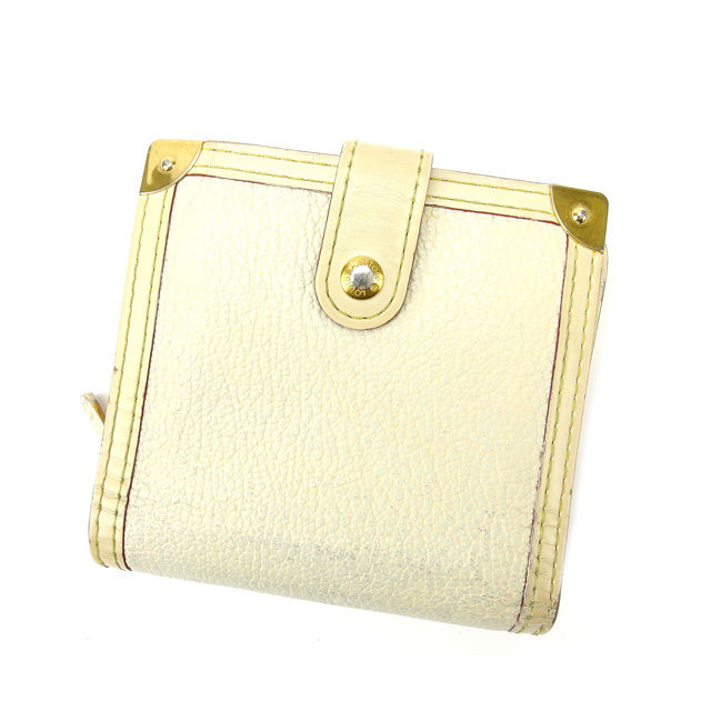 【BIGお買い物ラリー★30%OFFセール中】ルイ・ヴィトン LOUIS VUITTON 長財布スハリ コンパクトジップ ブロン（ホワイト） レディース 中古