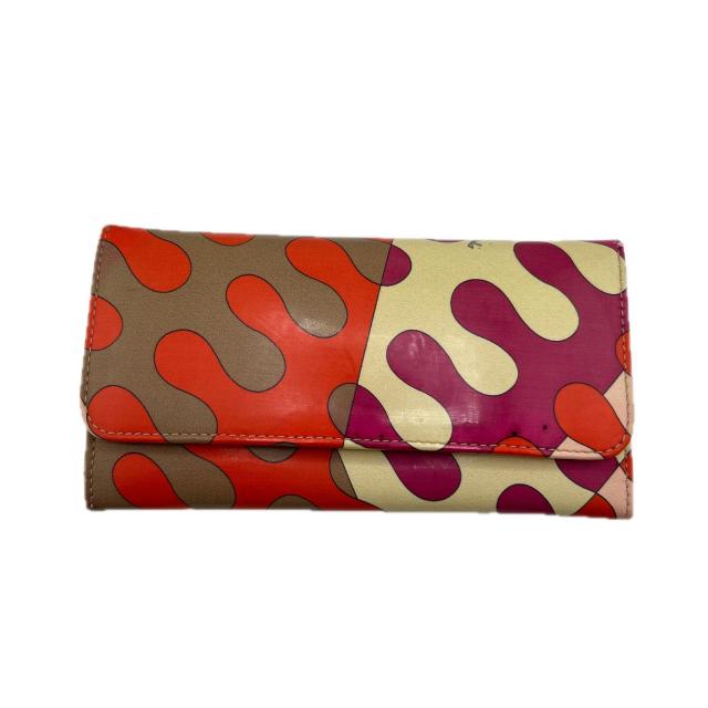 【X'masセール★30%OFF】エミリオプッチ Emilio Pucci 長財布プッチ 54780 レディース 中古