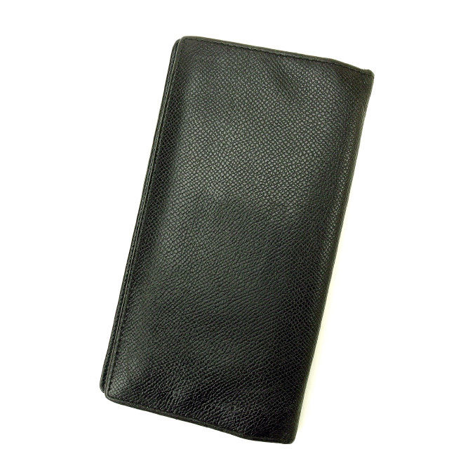 【BIGお買い物ラリー★30%OFFセール中】ブルガリ BVLGARI 札入れ ブラック レディース 中古