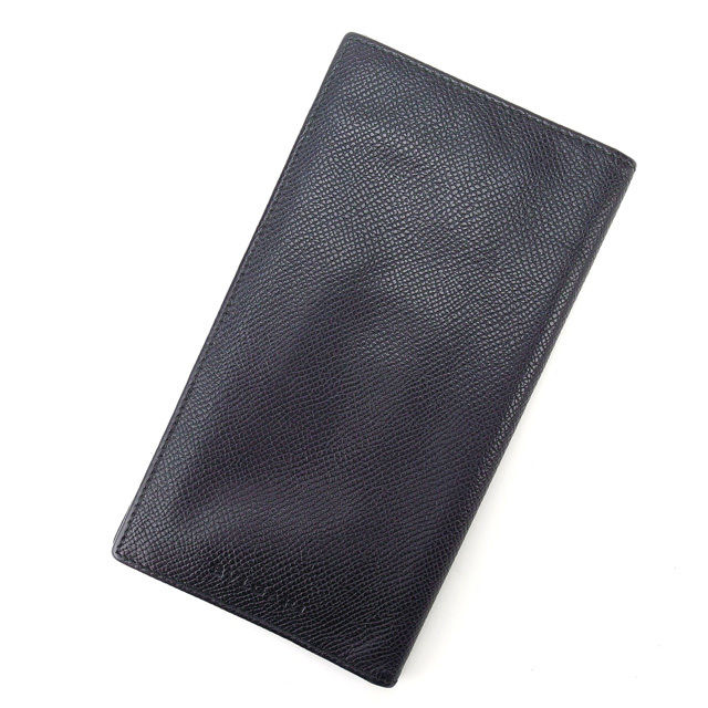 【BIGお買い物ラリー★30%OFFセール中】ブルガリ BVLGARI 札入れ ブラック レディース 中古