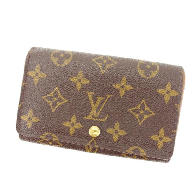 【X'masセール★30%OFF】ルイ・ヴィトン LOUIS VUITTON 長財布モノグラム /ポルトモネビエトレゾール ブラウン レディース 中古