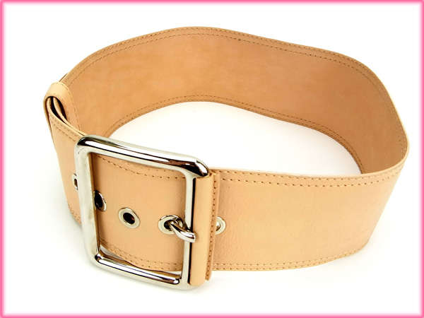 ドルチェアンドガッバーナ DOLCE&GABBANA ベルト ピンクベージュ