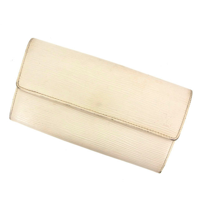 【BIGお買い物ラリー★30%OFFセール中】ルイ・ヴィトン LOUIS VUITTON 長財布エピ /ポルトフォイユ・サラ イヴォワール レディース 中古