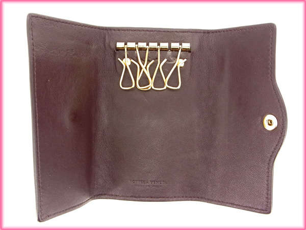 BOTTEGA VENETA キーケース ブラウン ボッテガ ヴェネタ BOTTEGA