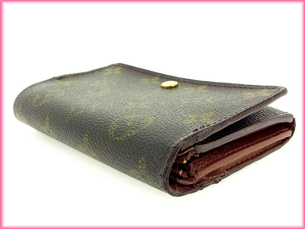 【30％OFF★週末タイムセール】ルイ・ヴィトン LOUIS VUITTON 長財布モノグラム /ポルトモネビエトレゾール ブラウン レディース 中古_2