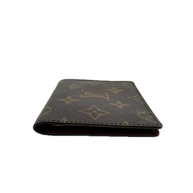 ルイ・ヴィトン LOUIS VUITTON パスケースモノグラム /ポルト2カルトヴェルティカル　 ブラウン レディース 中古_9