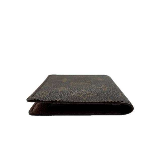 ルイ・ヴィトン LOUIS VUITTON パスケースモノグラム /ポルト2カルトヴェルティカル　 ブラウン レディース 中古_7
