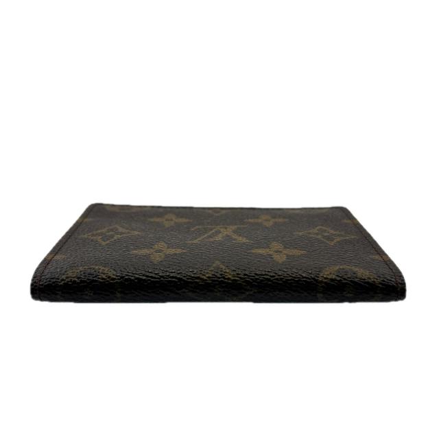 ルイ・ヴィトン LOUIS VUITTON パスケースモノグラム /ポルト2カルトヴェルティカル　 ブラウン レディース 中古_8