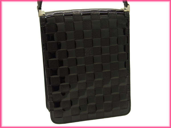 【X'masセール★30%OFF】ルイ・ヴィトン LOUIS VUITTON ショルダーバッグダミエ・ヴェルニ /クラブ ブラック レディース 中古 ルイ・ヴィトン LOUIS VUITTON ショルダーバッグダミエ・ヴェルニ