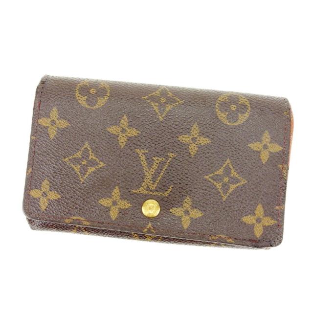 【X'masセール★30%OFF】ルイ・ヴィトン LOUIS VUITTON 長財布モノグラム /ポルトモネビエトレゾール ブラウン レディース 中古