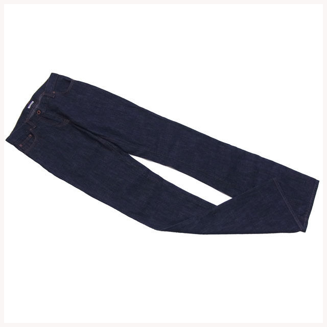 【BIGお買い物ラリー★30%OFFセール中】ミュウミュウ MIUMIU デニムパンツデニム ♯26サイズ ブーツカット インディゴネイビー レディース 中古