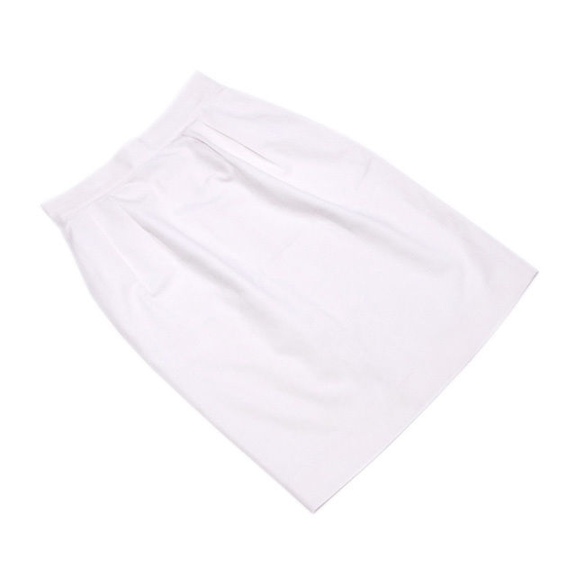 【BIGお買い物ラリー★30%OFFセール中】ディオール Dior スカートタイト ♯Sサイズ ホワイト レディース 中古