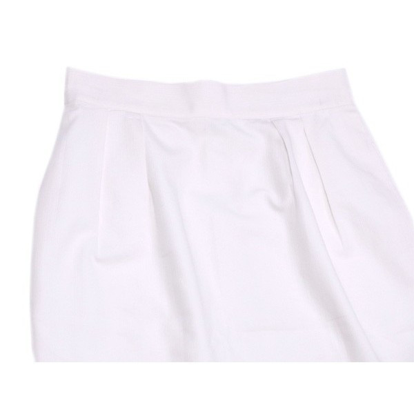 【30％OFF★週末タイムセール】ディオール Dior スカートタイト ♯Sサイズ ホワイト レディース 中古_2