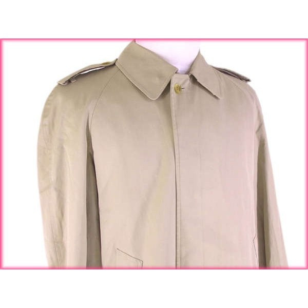 【週末セール★30％OFF】バーバリー BURBERRY トレンチコート裏地ノバチェック サイズ92/170 シングル ライトカーキ レディース 中古_2