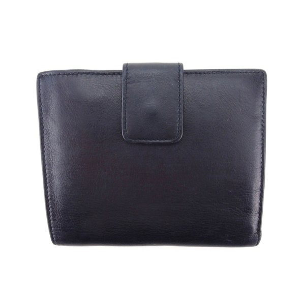 グッチ GUCCI 二つ折り財布 バンブー ブラック レディース 中古