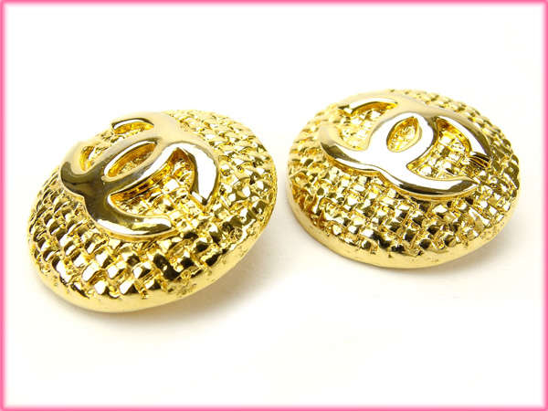 【GWタイムセール】シャネル CHANEL イヤリングココマーク ヴィンテージ ゴールド レディース 中古_4