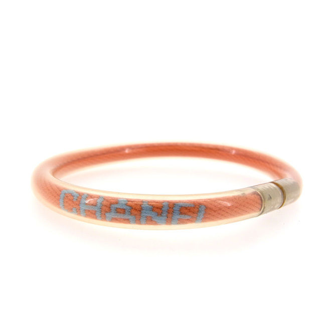 【年末ラストセール★30%OFF】シャネル CHANEL ブレスレットロゴ スポーツライン オレンジ レディース 中古