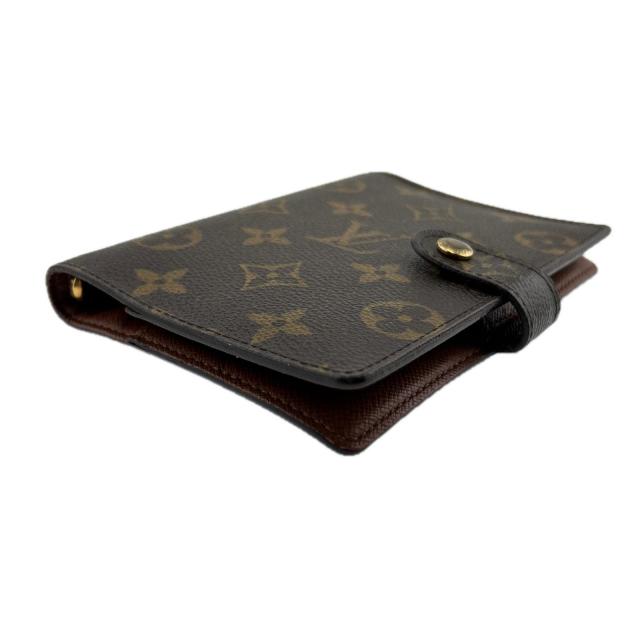 【週末タイムセール】ルイ・ヴィトン LOUIS VUITTON 手帳カバーモノグラム アジェンダPM ブラウン レディース 中古_7