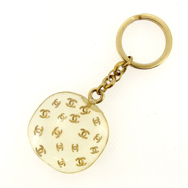 【X'masセール★30%OFF】シャネル CHANEL キーホルダーココマーク ヴィンテージ ゴールド レディース 中古