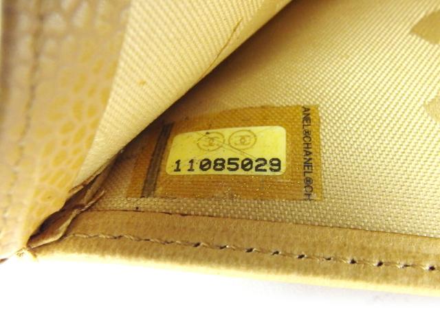 シャネル CHANEL 長財布ココマーク ベージュ レディース 中古_10