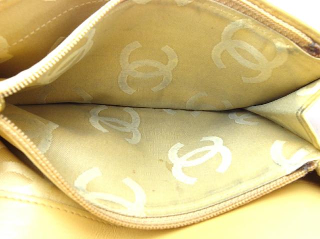 シャネル CHANEL 長財布ココマーク ベージュ レディース 中古_8