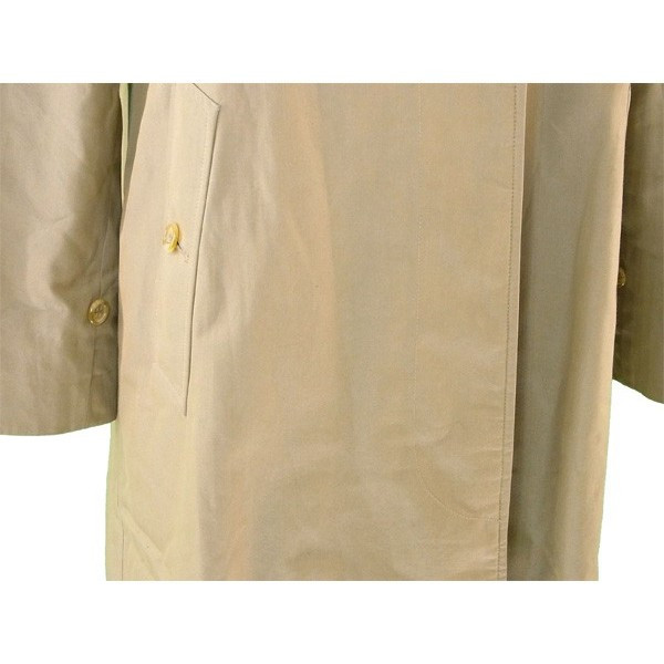【週末セール★30％OFF】バーバリー BURBERRY トレンチコートステンカラー シングル カーキ レディース 中古_3