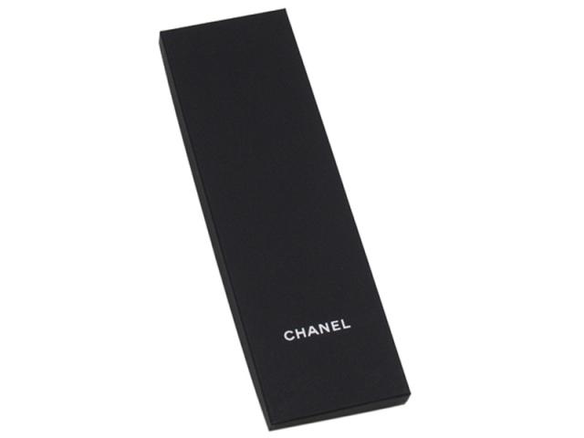 シャネル CHANEL ネクタイレジメンタルストライプ ネイビー レッド