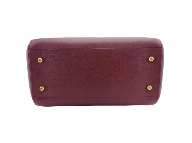 【週末タイムセール】カルティエ CARTIER ハンドバッグマストライン ボルドー ゴールド レディース 中古_5