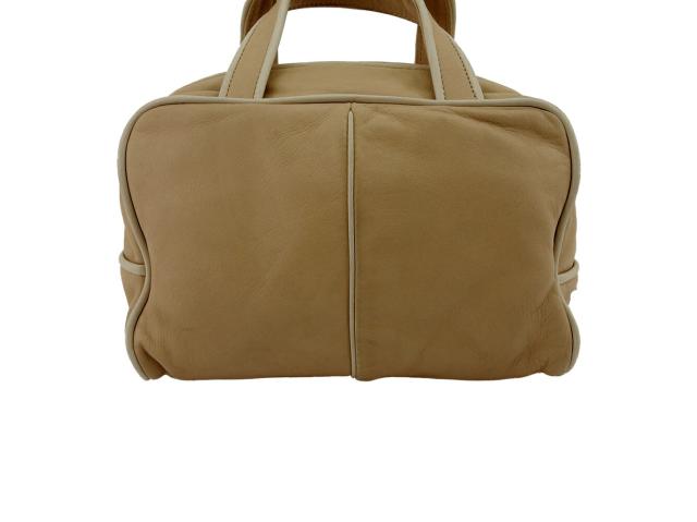 【30％OFF★週末タイムセール】ロエベ LOEWE ハンドバッグロゴ ベージュ シルエット レディース 中古_2