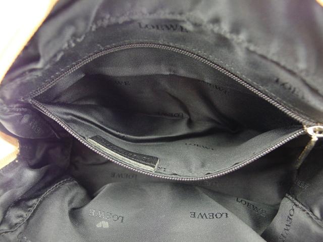 【30％OFF★週末タイムセール】ロエベ LOEWE ハンドバッグロゴ ベージュ シルエット レディース 中古_7