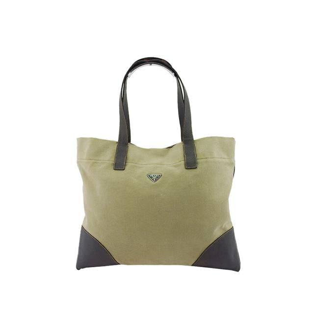 POMプラダトートバッグ グレー　荷物たっぷりトート PRADA グレー トートバッグ POMプラダトートバッグ グレー 荷物