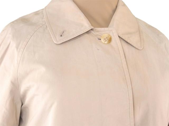 【30％OFF★週末タイムSALE】バーバリー BURBERRY トレンチコートステンカラー ノバチェック柄ライナー付き ベージュ レディース 中古_2