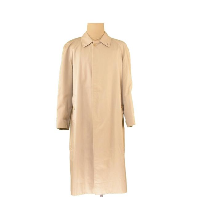 【BIGお買い物ラリー★30%OFFセール中】バーバリー BURBERRY トレンチコートステンカラー ♯40サイズ ベージュ レディース 中古