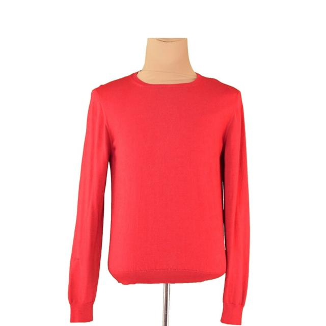 【BIGお買い物ラリー★30%OFFセール中】グッチ GUCCI ニットクルーネック ♯Mサイズ レッド レディース 中古