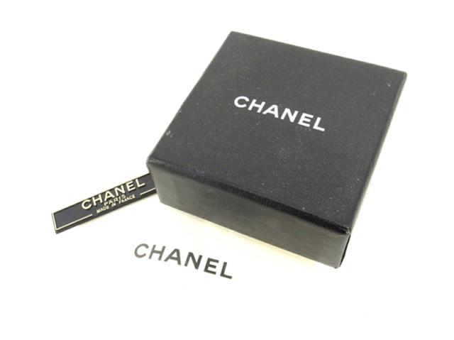 【30％OFF★週末タイムセール】シャネル CHANEL キーホルダーロゴプレート オールドシャネル シルバー レディース 中古_5