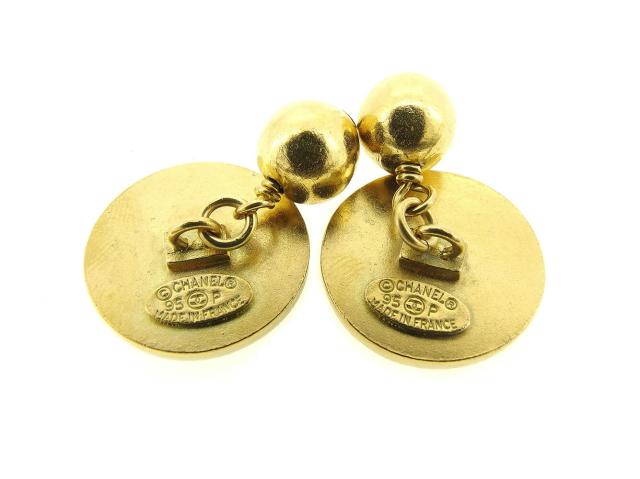 シャネル CHANEL カフス ココマーク ゴールド中古 シャネル CHANEL カフス ココマーク メタル⁄エナメル