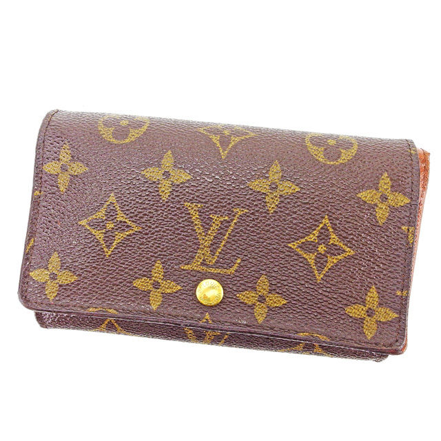 【BIGお買い物ラリー★30%OFFセール中】ルイ・ヴィトン LOUIS VUITTON 二つ折り財布 モノグラムキャンバス レディース 中古
