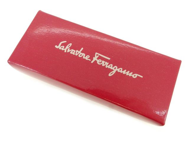 【30％OFF★週末タイムセール】サルヴァトーレフェラガモ Salvatore Ferragamo キーホルダー キャンバス×ゴールド金具 レディース 中古_7