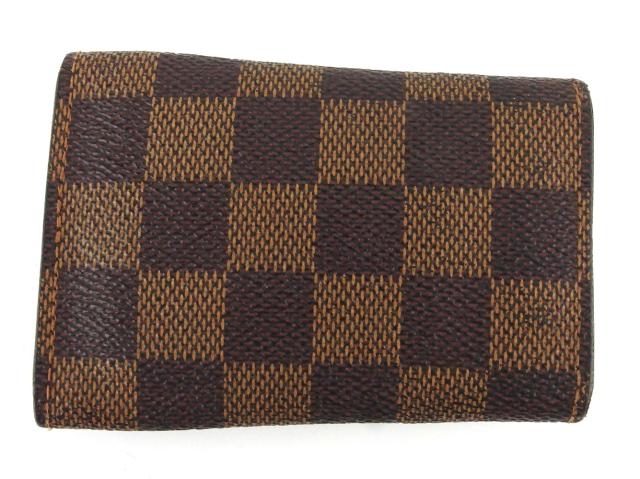 【30％OFF★週末タイムセール】ルイ・ヴィトン LOUIS VUITTON キーケースダミエ ミュルティクレ6 ブラウン ベージュ ゴールド ダミエキャンバス 中古_1