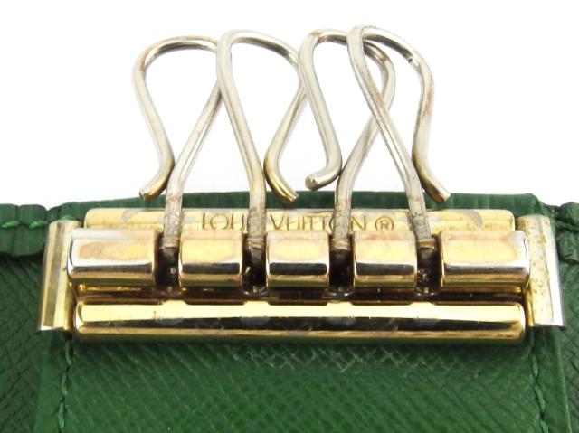 LOUIS VUITTON グリーン キーケース ルイヴィトン LOUIS VUITTON キーケース エピ レザー 革 ロゴ型押し 6