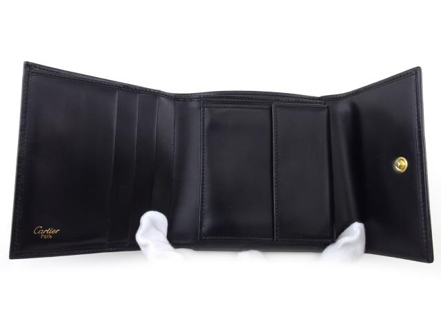 美品✨Cartier マスト ドゥ カルティエ 三つ折り財布 ブラック 黒 楽天市場】【財布】Cartier カルティエ マスト ドゥ カルティエ